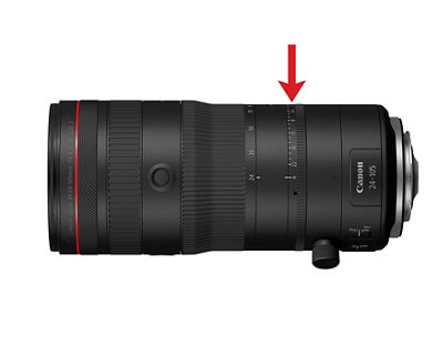 RF24-105mm F2.8 L IS USM Z - Iris Ring Being Displayed